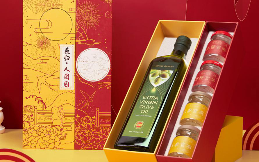 燕之屋聯(lián)名安利，推出限定款“燕歸·人團(tuán)圓”燕窩橄欖油中秋禮盒
